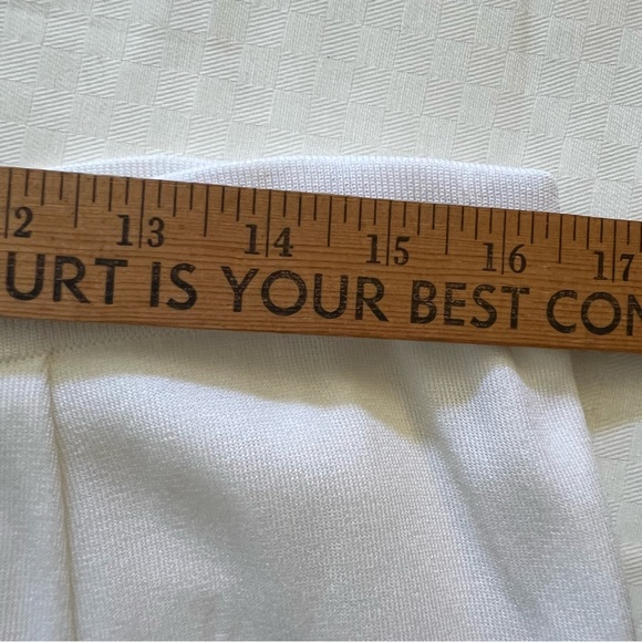 Misook Classic White Women's Knit Trousers - Picture 11 of 15